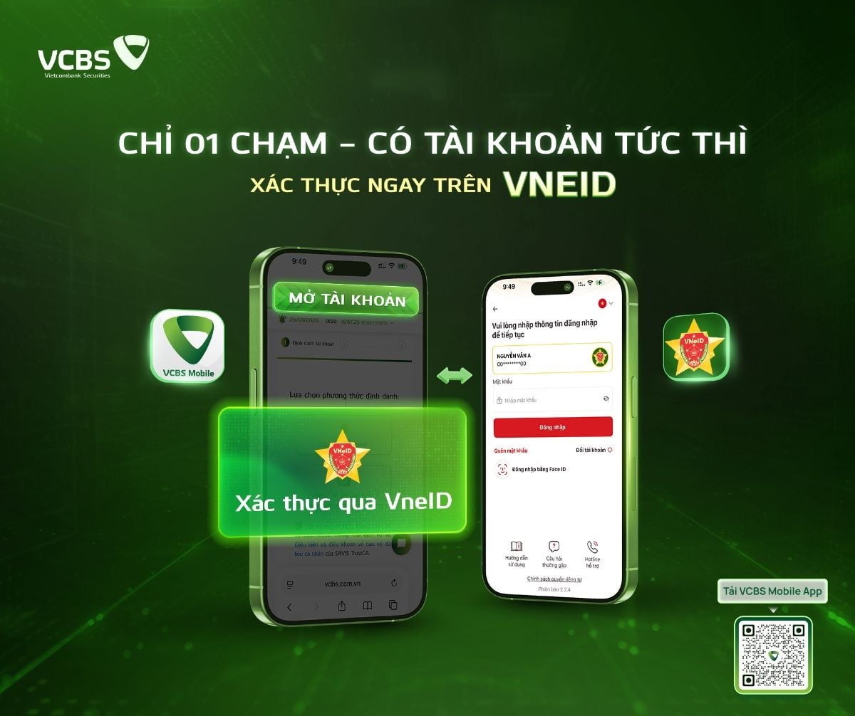 Mở tài khoản chứng khoán qua VNeID: Tiện ích hiện đại cho nhà đầu tư