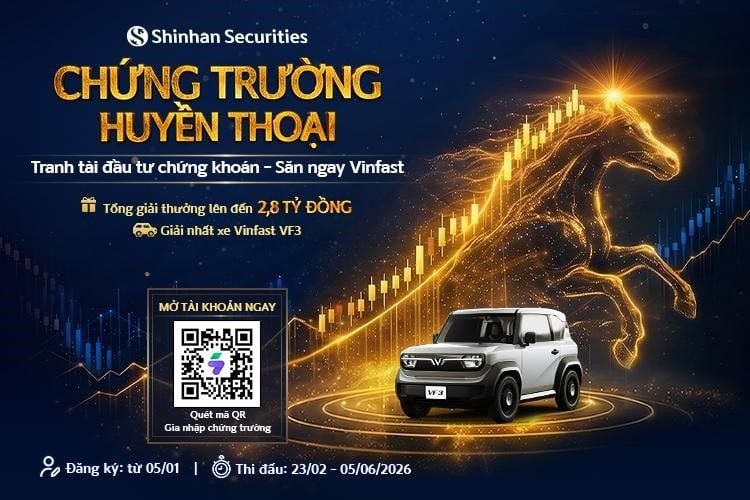 Cơ hội cuối cùng tại cuộc thi chứng khoán 'Legendary Trading Floor 2026' do Chứng khoán Shinhan tổ chức