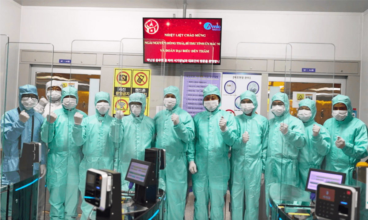 Bac Ninh prioritizes the semiconductor industry as Amkor's Vietnam plant expands investment