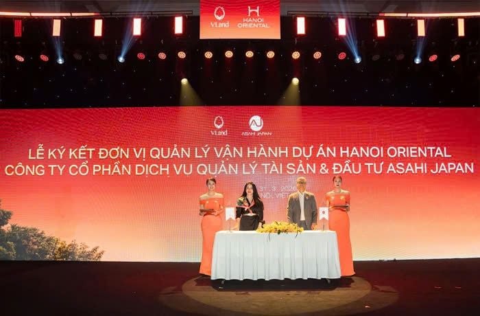 VLand Vietnam Partners with Asahi Japan to Bring Japanese Living Standards to Hanoi Oriental