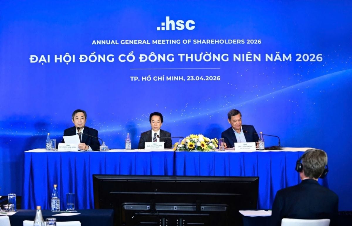HSC targets revenue of 6,567 billion VND and pretax profit of 2,302 billion VND, with charter capital raised to 15,800 billion VND