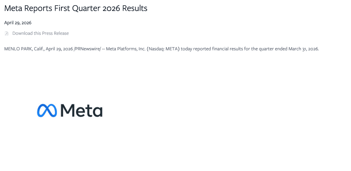 Meta Q1 2026 revenue reaches $56.31 billion as it continues to invest heavily in AI
