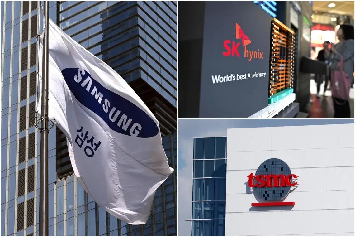 Semiconductors drive Taiwan and South Korea stock markets to outpace European equities