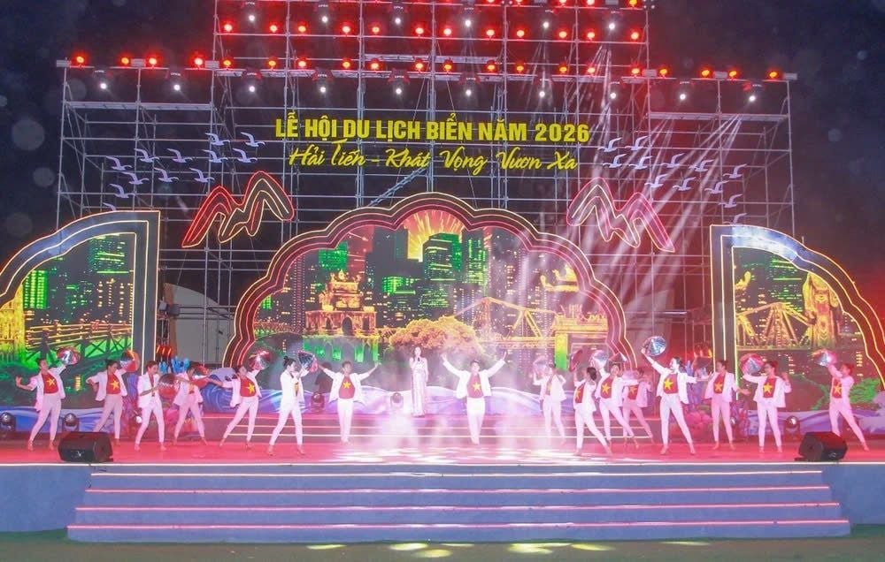 Hai Tien Beach Tourism Festival 2026 opens with the message 'Aspiration to Reach Far'
