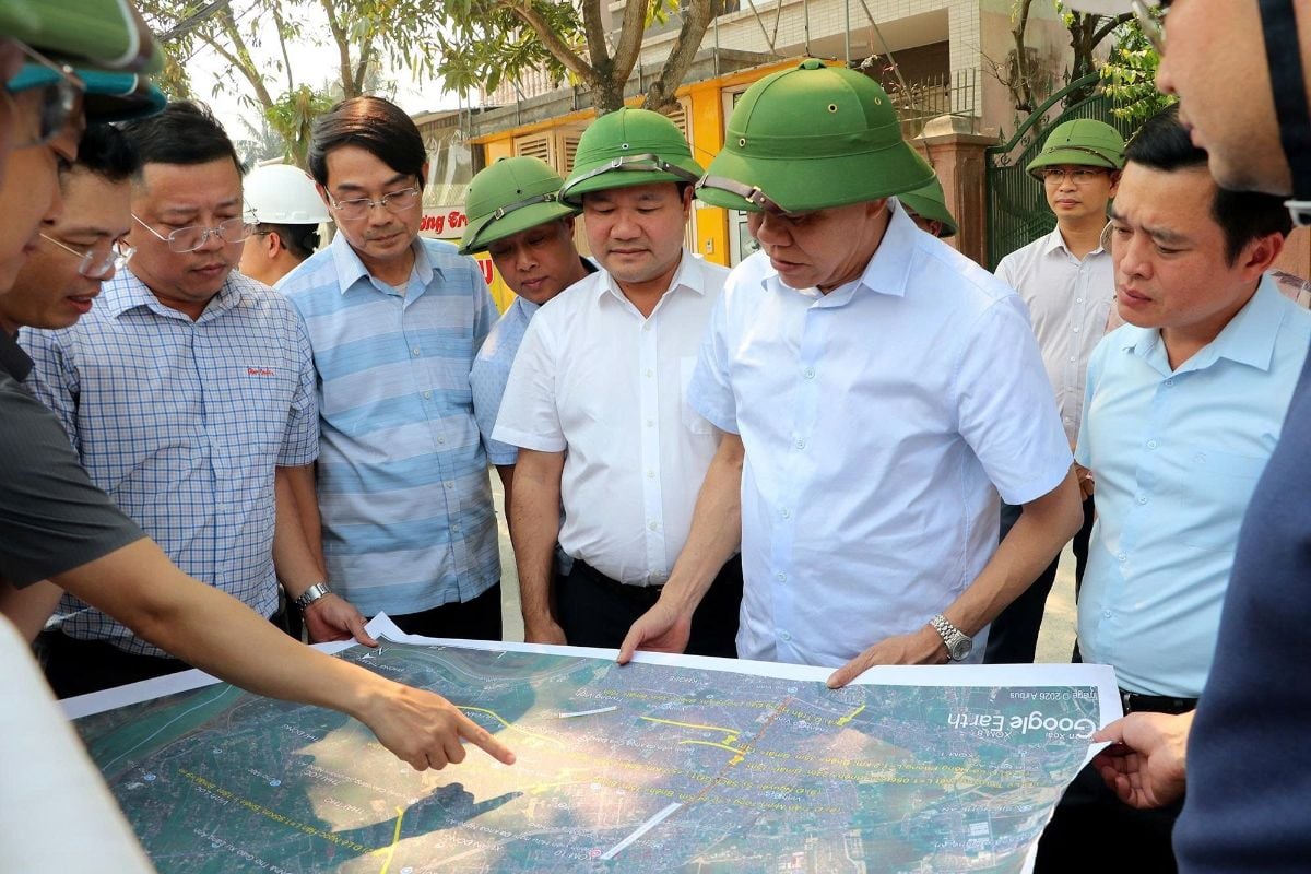 Nghe An reviews a series of urban infrastructure projects that are behind schedule