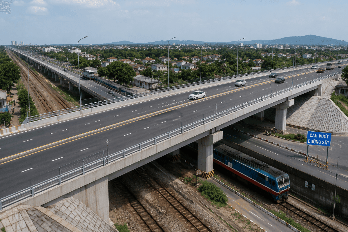 Hue to invest over VND 1.6 trillion to expand Ring Road 3 and construct a rail overpass at the North–South railway crossing