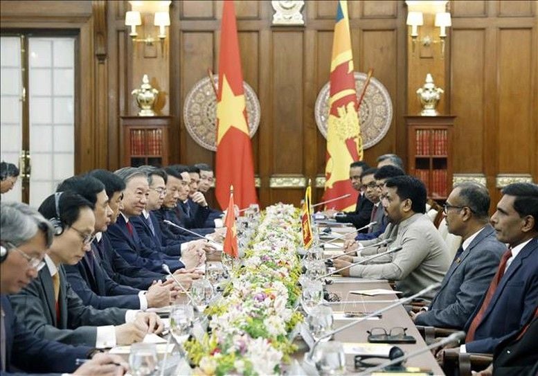 Vietnam and Sri Lanka agree on directions to deepen bilateral relations and broaden substantive cooperation