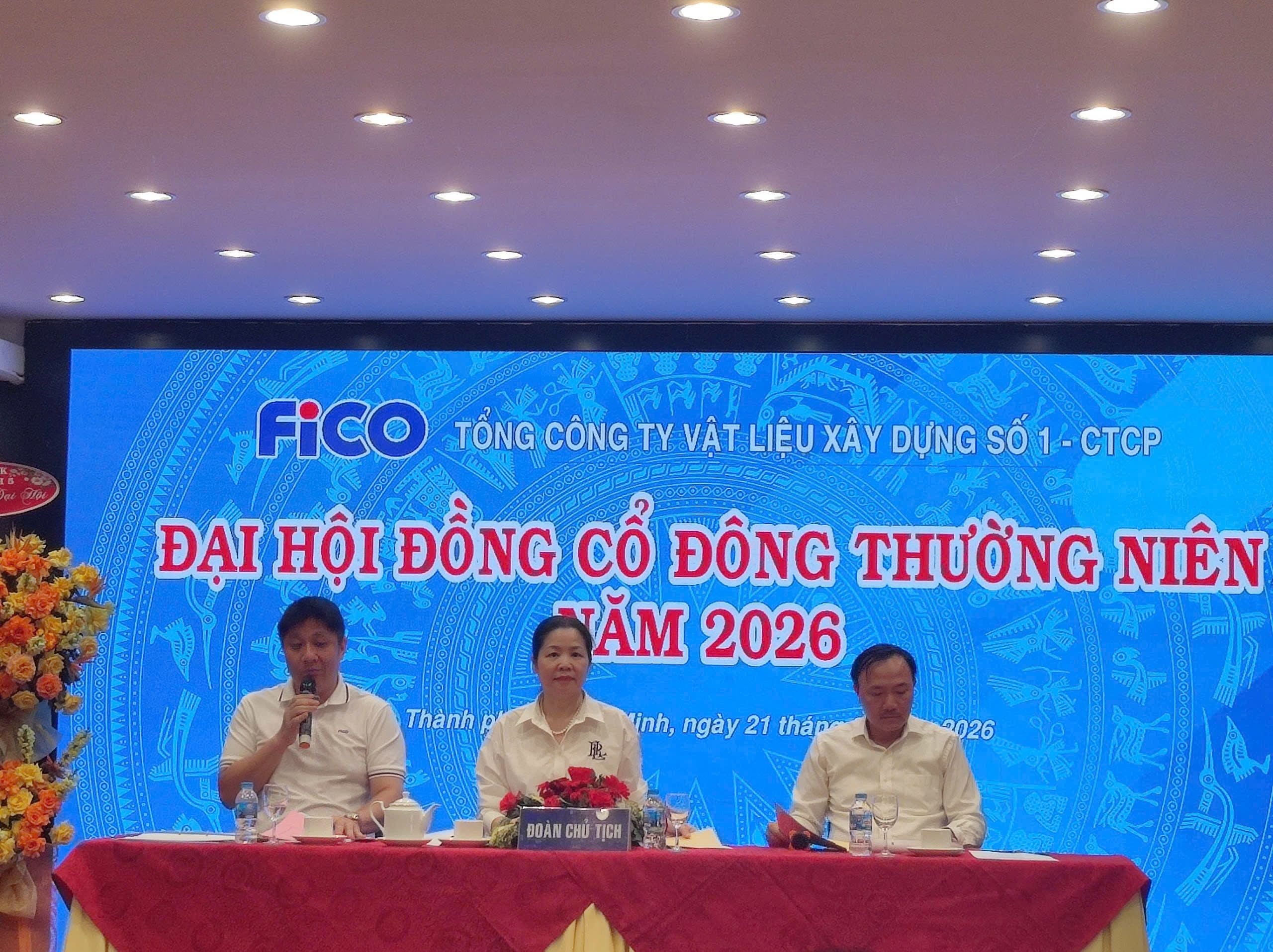 FiCO: 5.5% cash dividend; focuses resources on Tay Ninh Cement Plant project worth VND 2.8 trillion