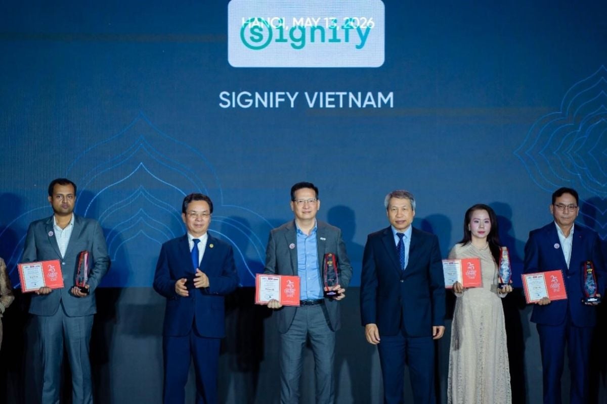 Signify Việt Nam nằm trong Top 10 doanh nghiệp tiên phong chuyển đổi xanh tại Golden Dragon Awards 2026