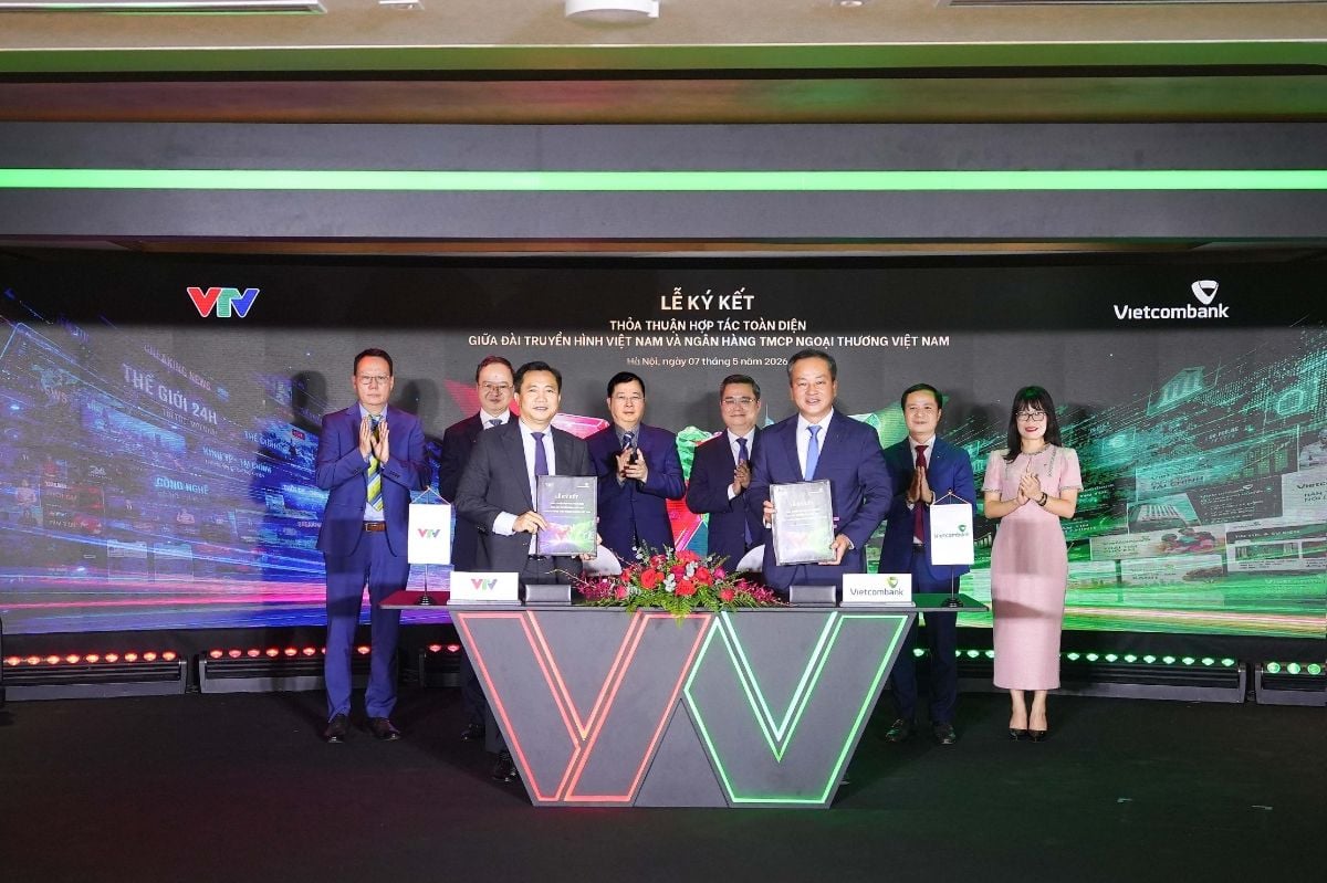 Vietcombank and VTV sign a comprehensive cooperation agreement to converge media and finance in the digital era
