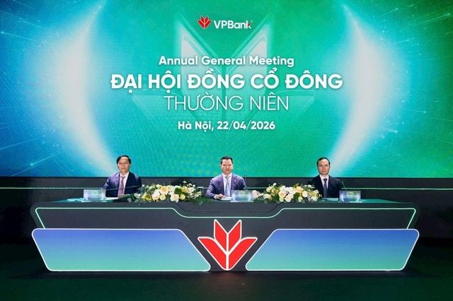 VPBank AGM: 2026 pre-tax profit target above VND 41.3 trillion and capital increase to the highest in the banking system