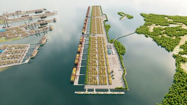 Investors approved for Can Gio international transshipment port project; VIMC-led consortium to develop with MSC, investment estimated at up to 128.873 billion dong