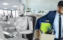 VinMotion humanoid robot unexpectedly stands up and climbs slopes