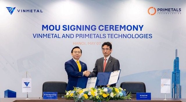 VinMetal ký biên bản ghi nhớ chiến lược với Primetals Technologies để phát triển tổ hợp thép tích hợp quy mô lớn tại Hà Tĩnh