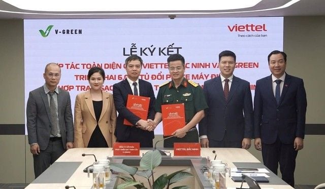 Pham Nhat Vuong and Viettel form a partnership to develop V-Green battery-swapping infrastructure in Bac Ninh
