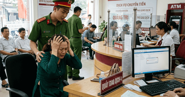 Money transfer error: Woman mistakenly transfers 300 million VND to an unfamiliar account, recovered in full with police assistance.