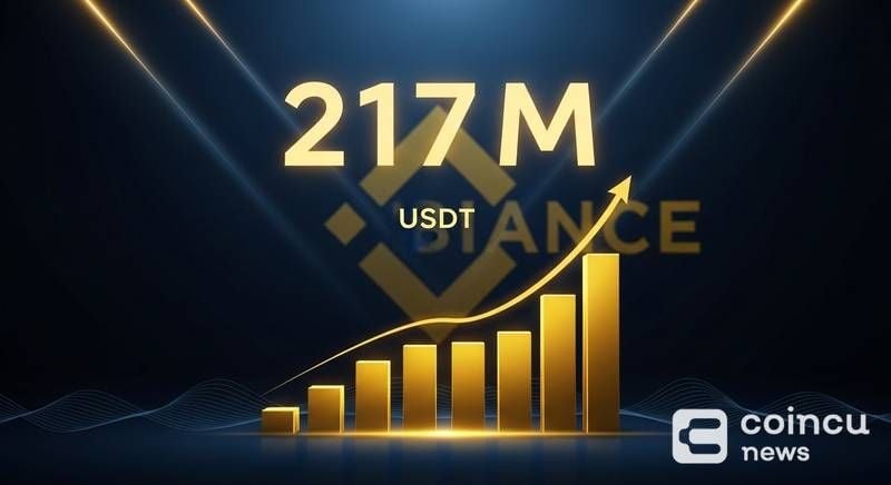 Binance Records Net Inflow of 217M USDT in 24 Hours