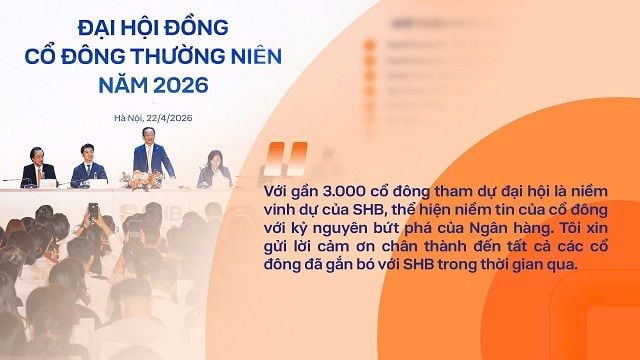 Những phát biểu ấn tượng của Chủ tịch HĐQT SHB Đỗ Quang Hiển tại ĐHĐCĐ 2026