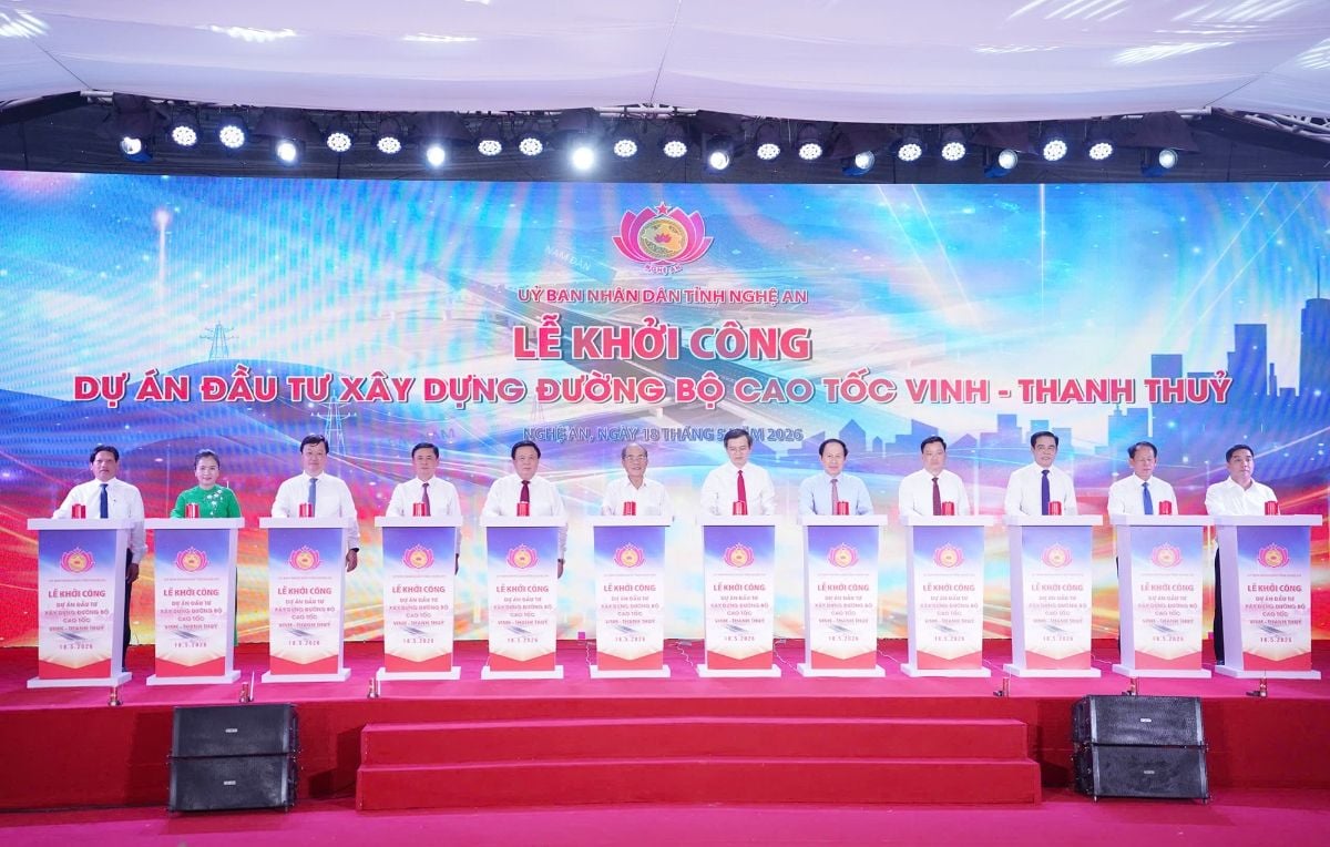 Khởi công đường cao tốc Vinh – Thanh Thủy với tổng vốn khoảng 23.940 tỷ đồng