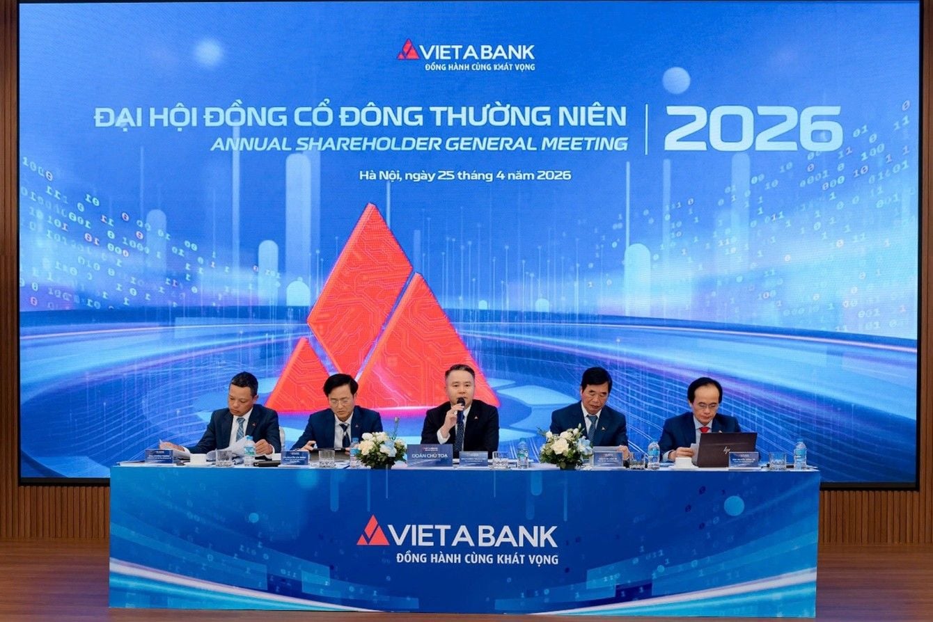 VietABank 2026 AGM approves profit target of 1,945 billion VND, increases charter capital by more than 55% and accelerates digital transformation