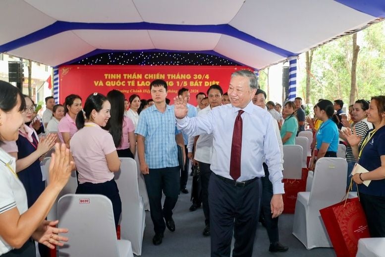 Full text: Speech by General Secretary and President To Lam to workers in Ho Chi Minh City