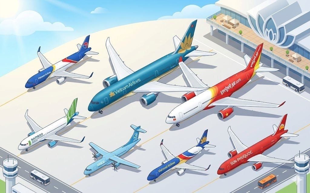 Vietnam Airlines and VietJet Air Dominate Vietnam's Domestic Aviation Market, Accounting for Over 86% of Market Share as New Entrants Expand Capacity