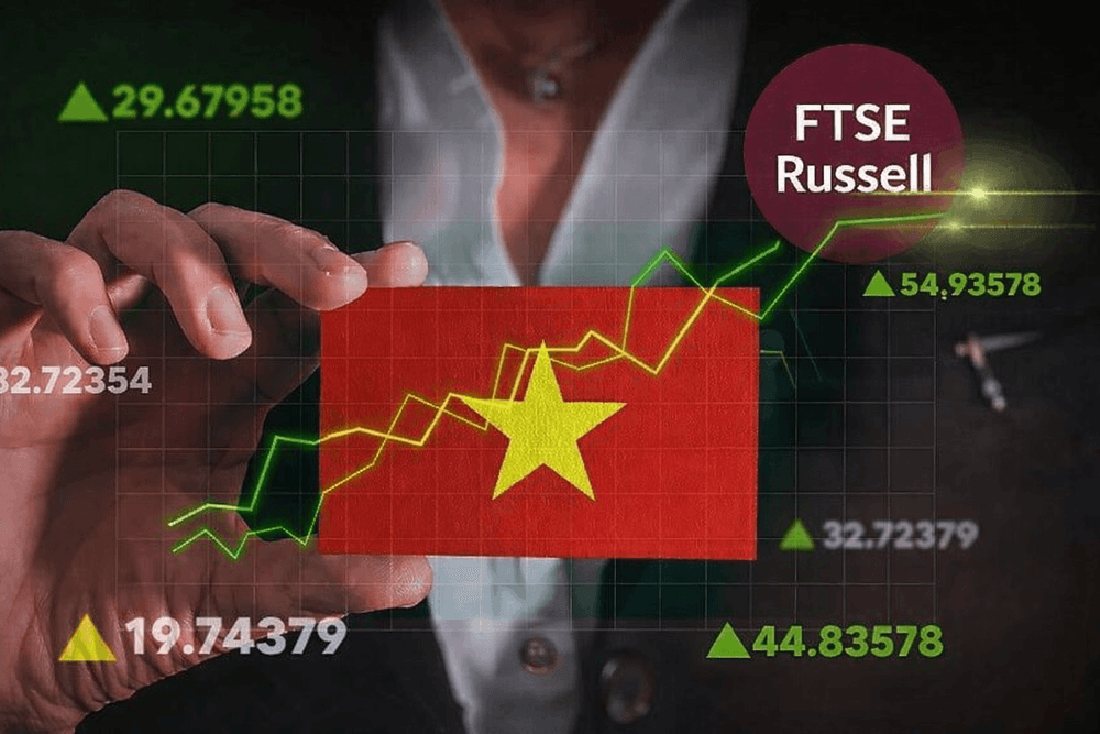 Vietnam’s stock market upgraded to secondary emerging market by FTSE Russell, effective September 21, 2026