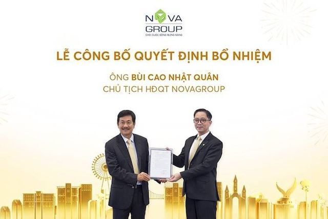 NovaGroup appoints new chairman Bui Cao Nhat Quan replacing Bui Thanh Nhon