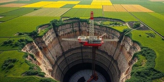 China’s deep-drilling project reaches 10,910 meters in the Taklamakan Desert, targeting oil and gas exploration and geoscience research