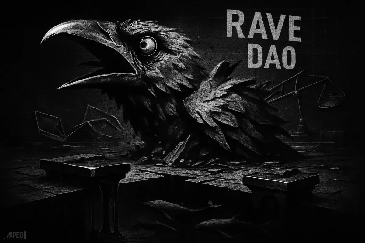 RaveDAO giảm 43.9% trong bốn giờ khi chênh lệch giá giữa các sàn đạt 150%