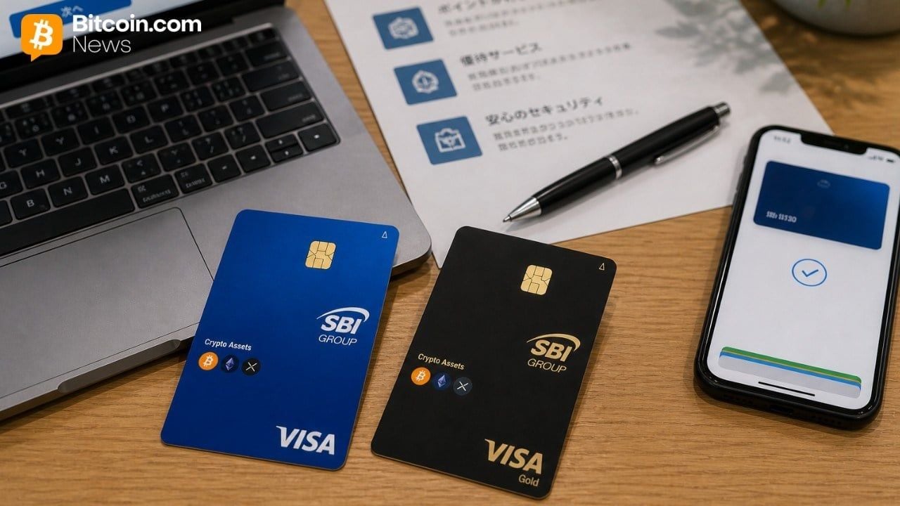 Tập đoàn SBI và Visa ra mắt thẻ thưởng tiền điện tử cho phép tích lũy lên đến 10% bằng BTC, ETH hoặc XRP