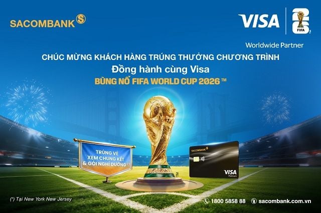 SACOMBANK announces winner of trip to watch FIFA World Cup 2026 final in the United States