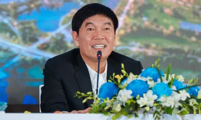 Hoa Phat Chairman Tran Dinh Long says participation in the Red River boulevard project is not for profit