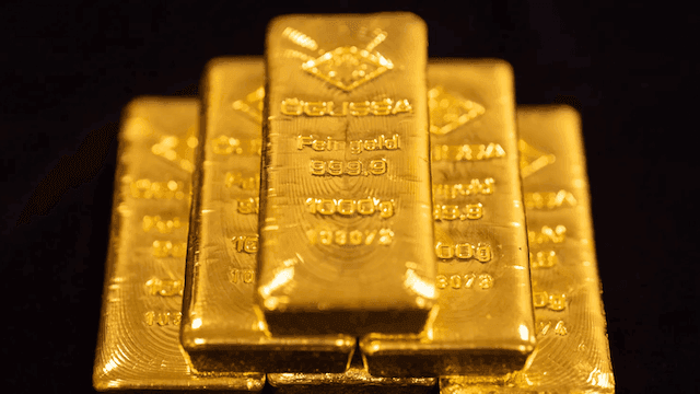 Gold rises more than 2% as dollar weakens and oil eases, inflation concerns from Iran conflict weigh on rate-cut prospects