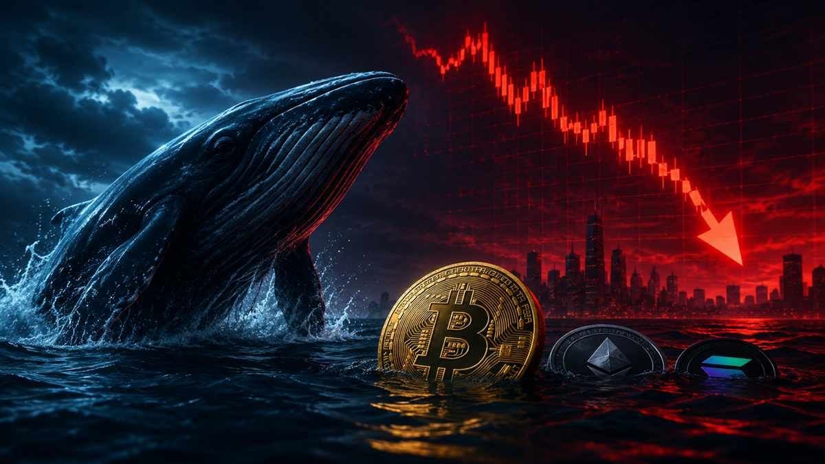 Whale places nearly $70 million in short positions on crypto and tech assets