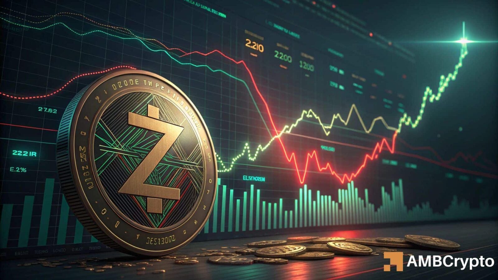 Zcash giảm trên 10% sau đà bứt phá khi vùng mất cân bằng $505–$439 được xem là khu vực quyết định chính