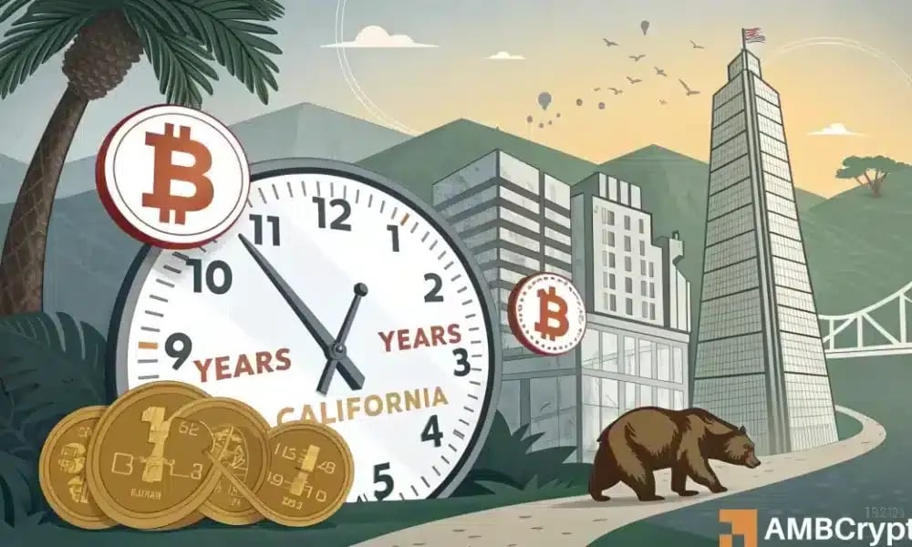 California’s new crypto law puts 3-year timer on unclaimed Bitcoin