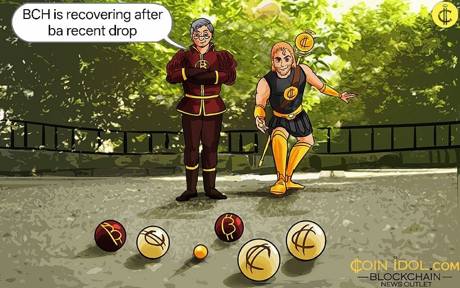 Coinidol.com: Bitcoin Cash Falls and Finds Support Above $580