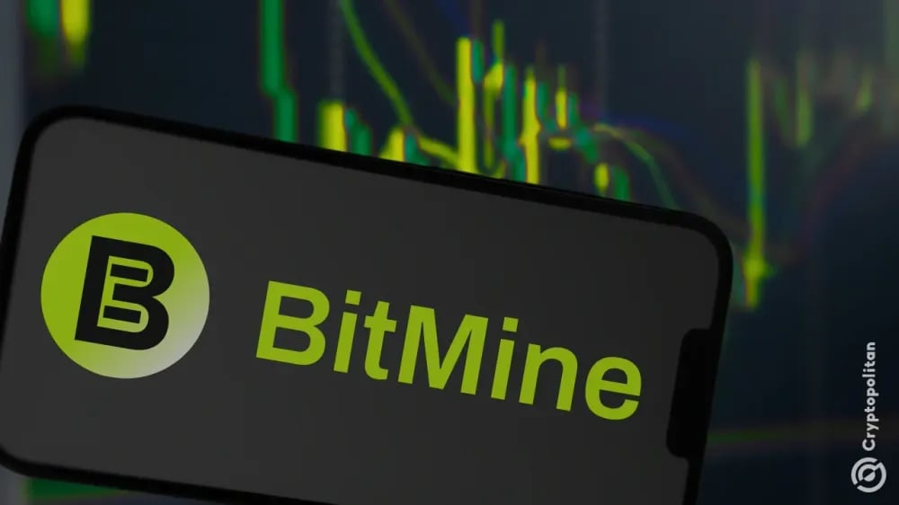 Bitmine expands ETH staking to 827,008 tokens worth $2.62B