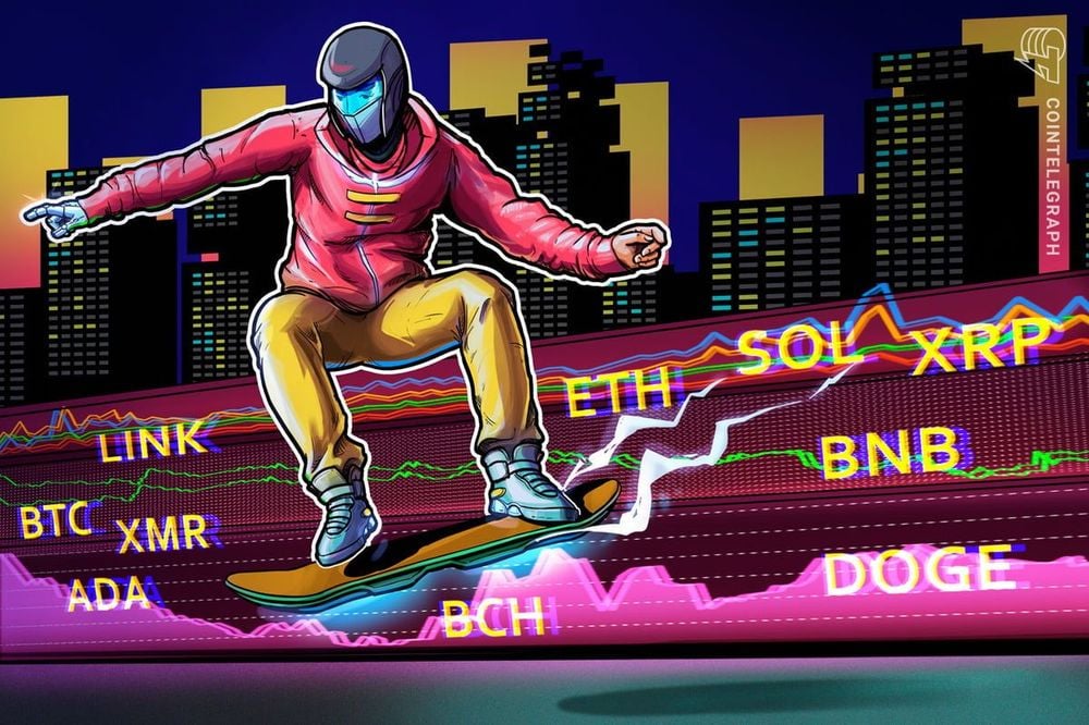 Price predictions 1/16: BTC, ETH, XRP, BNB, SOL, DOGE, ADA, XMR, BCH, LINK