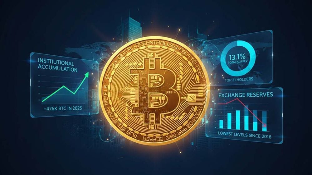 Top Bitcoin Holders Significantly Expanded Their Control Over Supply in 2025