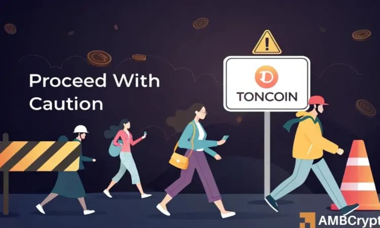 Toncoin: How profit-taking pressure can cap TON’s rally