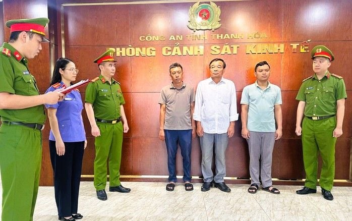 Former village chairman and two company directors arrested in Thanh Hóa for falsified records and misappropriation of state funds