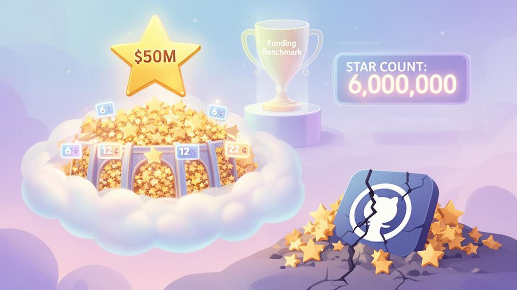 Six million fake GitHub stars fuel startup funding fraud, study finds
