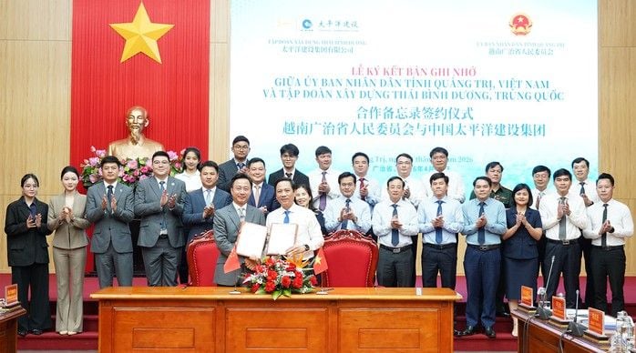 Quang Tri signs memorandum of understanding with Pacific Construction Group of China