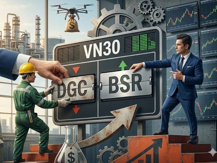HOSE removes DGC from VN30 index; BSR to replace from May 13, 2026