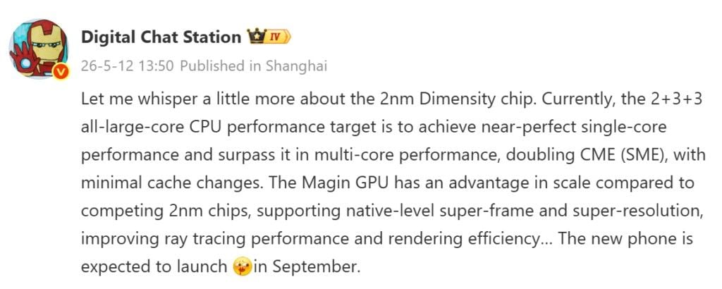 MediaTek set to launch its first 2nm chip with performance rivaling Apple