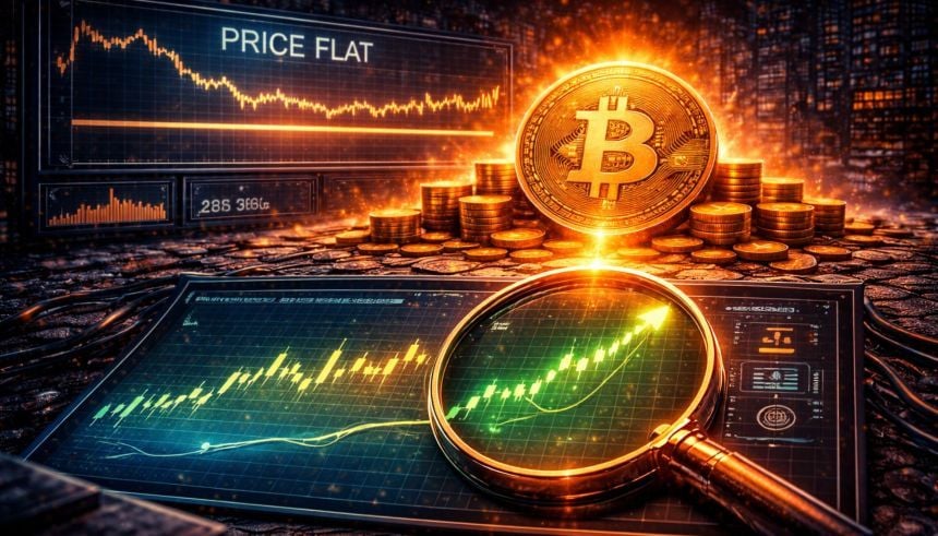 Key Bitcoin signal builds while price remains flat