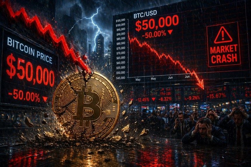 Analyst forecasts 30% Bitcoin price crash to $50,000; timing outlined
