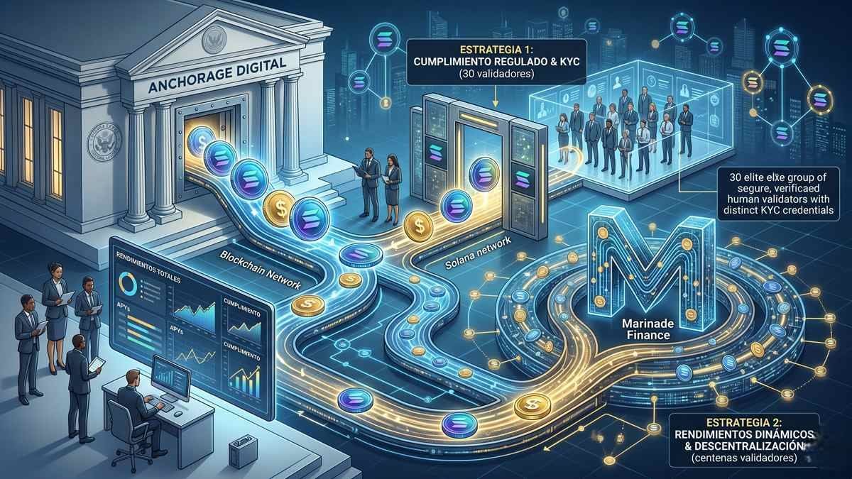 Anchorage Digital Expands Solana Offering with Marinade-Powered Staking Strategies